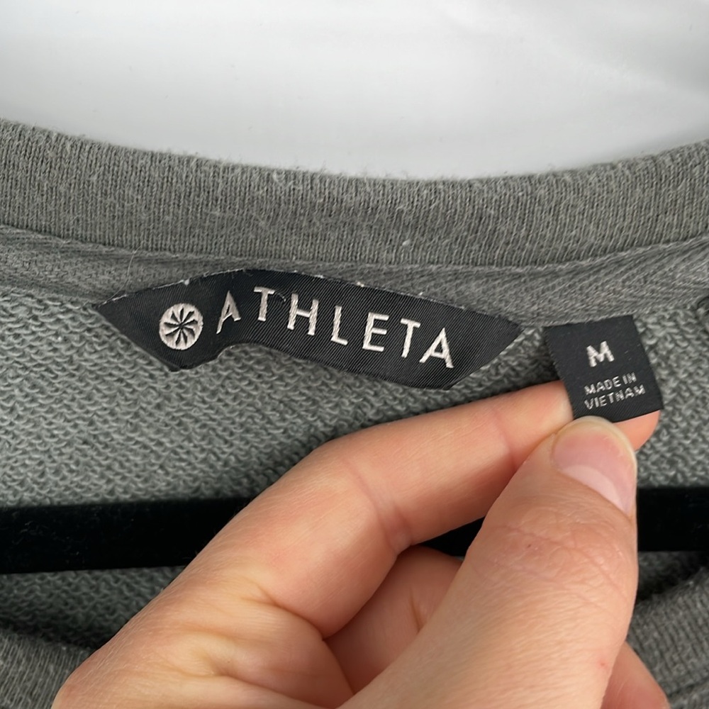 Altheta Army Green Sweatshirt Dress - Picture 6 of 9